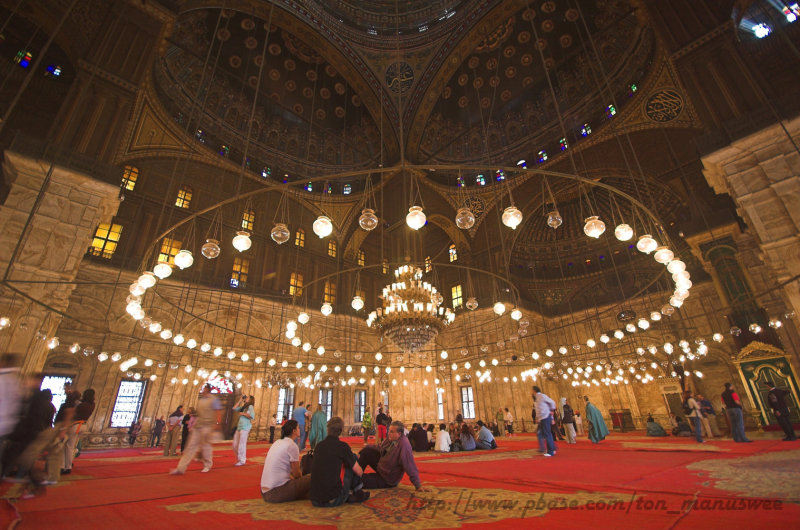 Inside Mohammad Ali Mosque