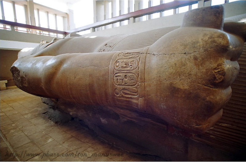 The statute of Ramses II in museum, Memphis