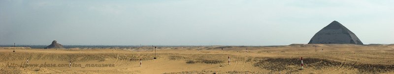 The unsuccess Pyramid of Amenemhet III  and The Bent Pyramid of Sneferu