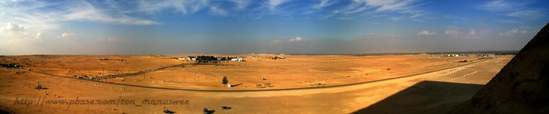 Panoramic view from Red Pyramid