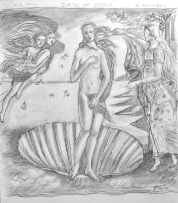 Birth of Venus Sketch