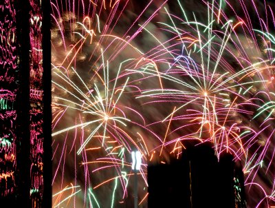Lenox Square 2012 Fireworks Show
