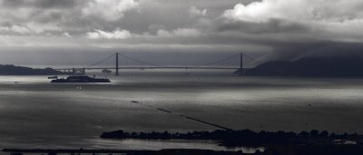 Golden Gate Bridge (afternoon clouds)