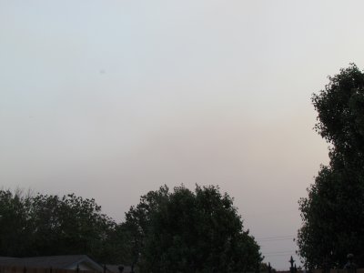 Haze from the West TX fires