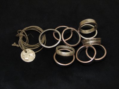 Vel is making coin rings