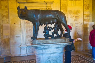 She Wolf (ca 6-5C BC)  Twins added during Renaissance