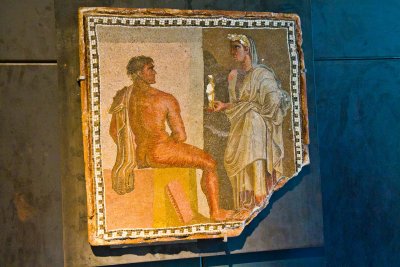 Mosaic with Orestes and Iphigenia