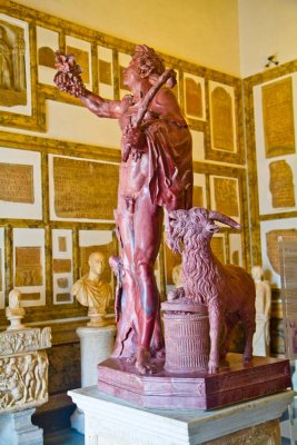  Faun in rouge antique marble