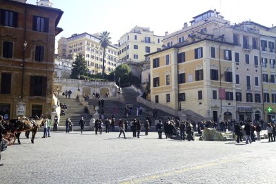 At least we stumbled onto the Spanish Steps