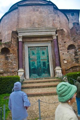  Entrance to Temple of Romulus