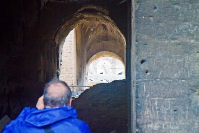 Entering Colosseum