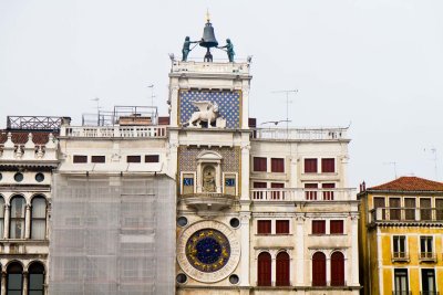 Bell Tower with Strikers - Lion logo below