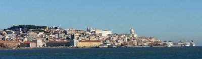 Lisbon from the water line