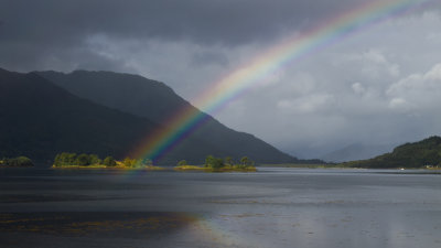 View from the caravan! - Loch Leven