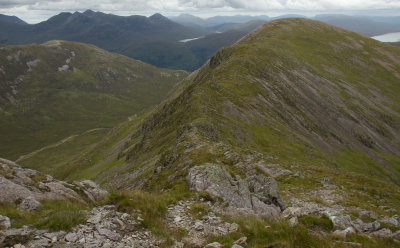 Near the Aonach Eagach Ridge