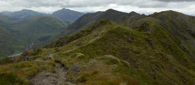 Near the Aonach Eagach Ridge
