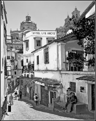 Taxco Mexico Street mono
