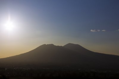 Mt. Vesuvius in the morning