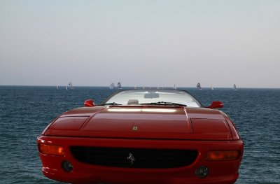 Ferrari Red/California Blue