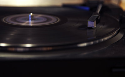 Old Fashioned Disc Player