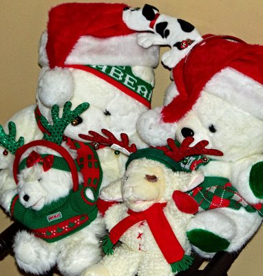 Christmas Bears and friends