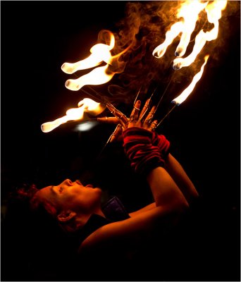 2nd (tie)--Fire Eater by Michael Kilpatrick