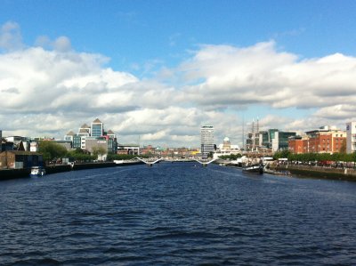 River Liffey from the Beckett Bridge, Dublin (i1422)