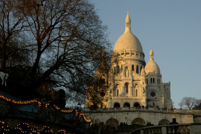 Sacre-Coeur in the late afternoon sun