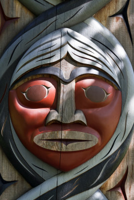 3341 Native Indian art, Stanley Park Vancouver