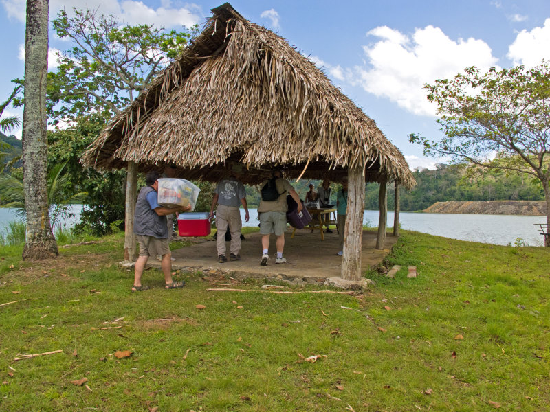 Lunch on an small island