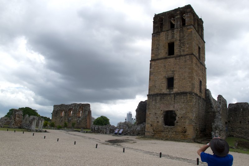 The ruins of the Cathedral of Panam Viejo