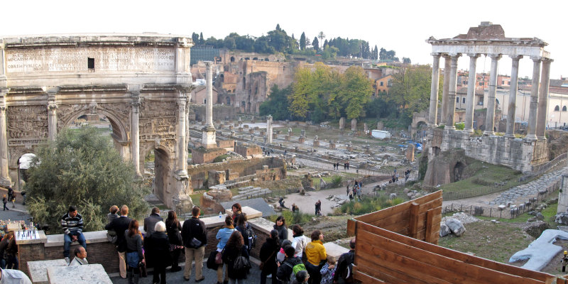 The Forum from the Campidoglio