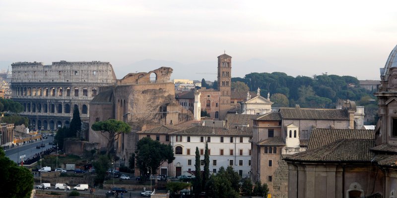 View of the Colosseum