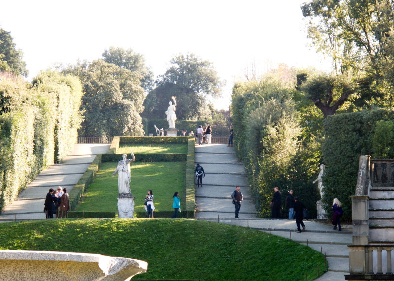 In the Boboli Gardens
