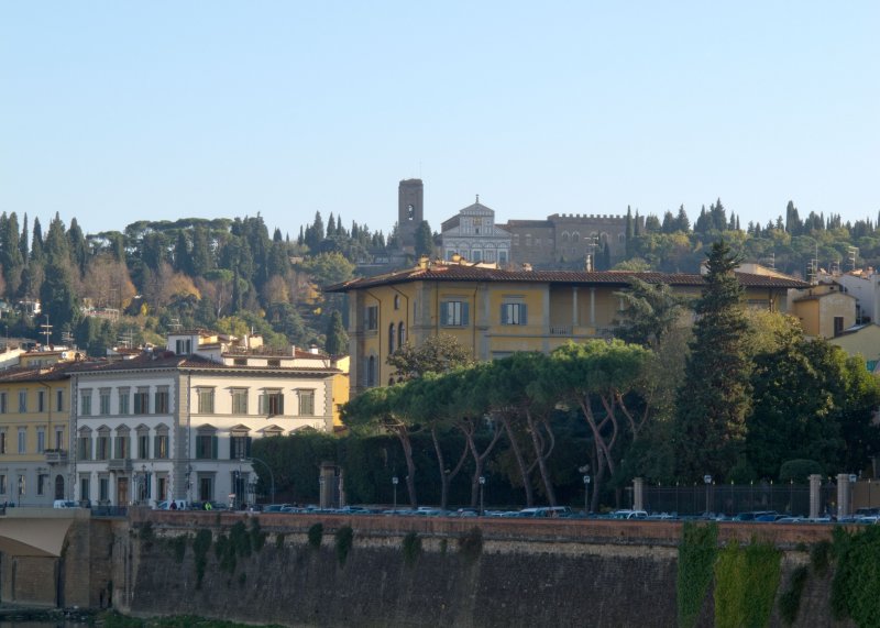 Basilica San Miniato al Monte across the Arno