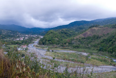 View of Boquete on the way to Finca Lerida Lodge