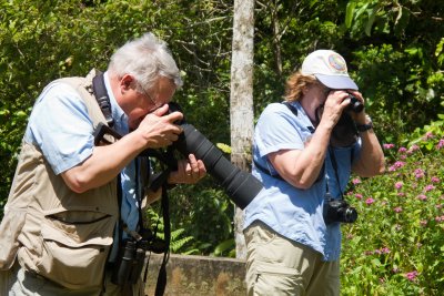Back at Birder's View: Bert and Barb