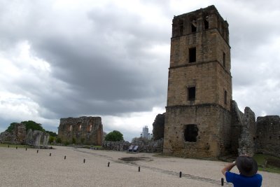 The ruins of the Cathedral of Panam Viejo
