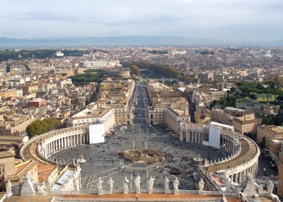 Views from the roof of St. Peter's