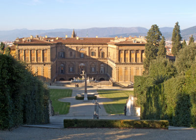 Palazzo Pitti from the Gardens