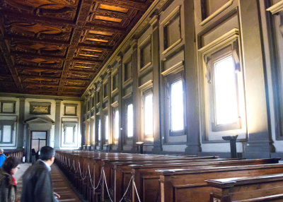 Laurentian Library designed by Michelangelo