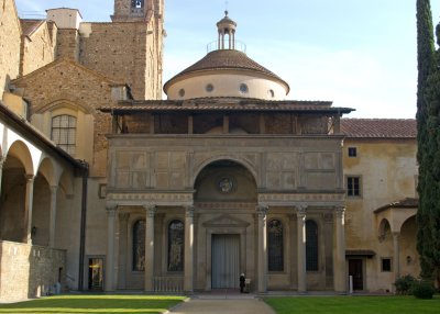 The Pazzi Chapel (Brunelleschi), Santa Croce