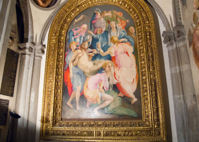 The Deposition by Pontormo (1528). Capponi Chapel of Santa Felicita