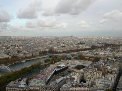 Eiffel tower  view from above
