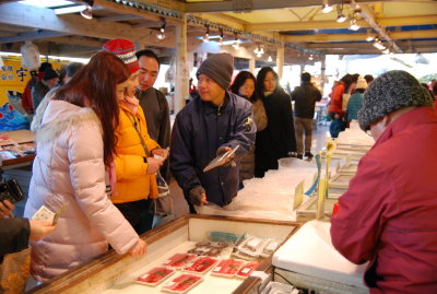 Miura morning fish market