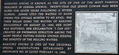 Eureka Springs Historical Marker