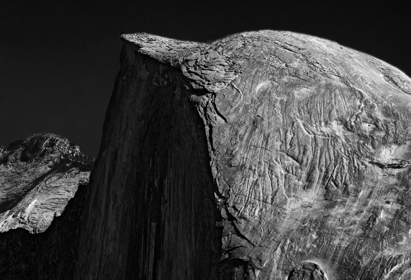Half Dome, converted to b&w (Fall 2011) #1787bw
