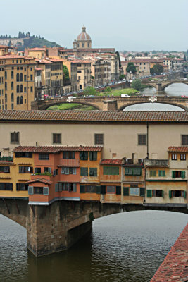 Ponte Vecchio from Uffizi windows above