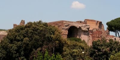 Arch that ends the Severan Arcades