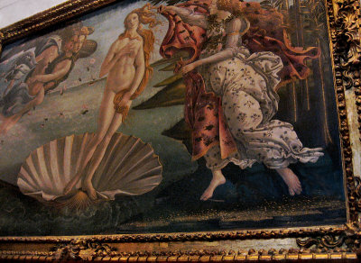 Botticelli's Birth of Venus.  Their frame choices were interesting.